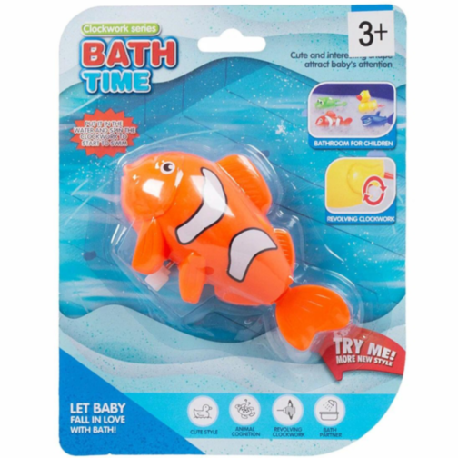 Peștișor Înotător pentru Baie - Distracție Acvatică cu Mecanism de Ceas