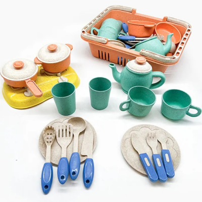 Set de Bucătărie pentru Copii din Material Organic pe Bază de Grâu | image