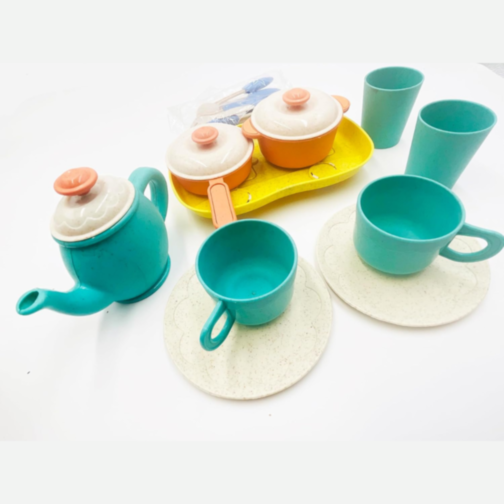 Set de Bucătărie pentru Copii din Material Organic pe Bază de Grâu