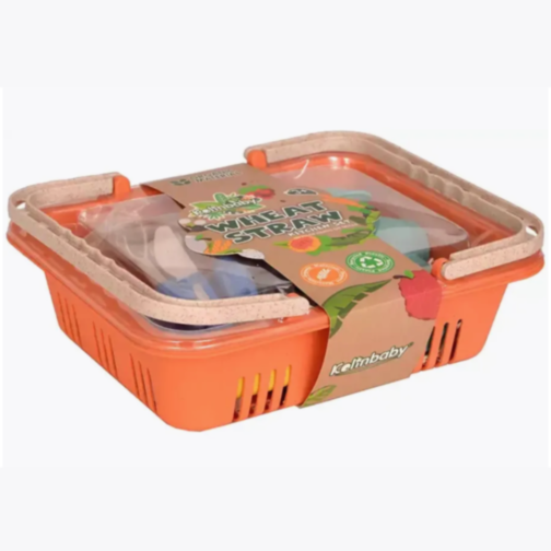 Set de Bucătărie pentru Copii din Material Organic pe Bază de Grâu