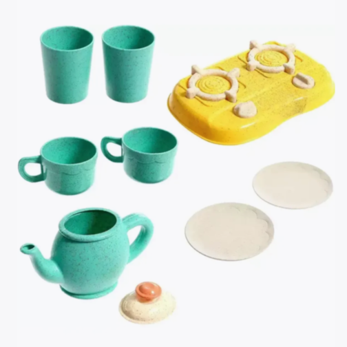 Set de Bucătărie pentru Copii din Material Organic pe Bază de Grâu