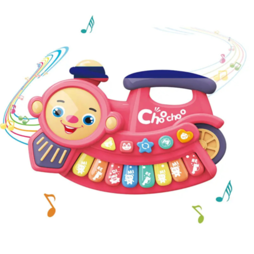 Trenuleț Muzical „Chocho” – Jucărie Interactivă pentru Dezvoltarea Copiilor