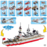 Set de Construcție Militară 25 în 1 – Nava de Război, Tancuri și Elicoptere – 811 Piese