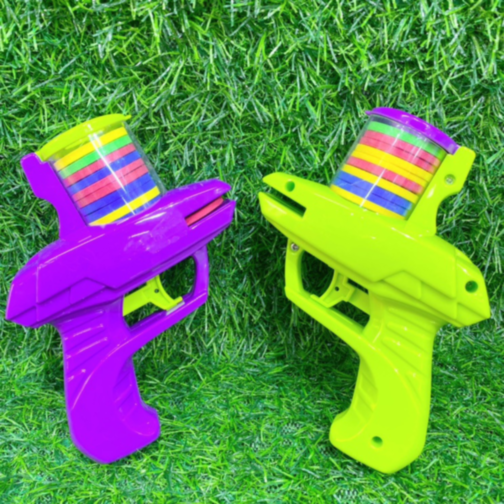 1buc. Pistol Lansator cu Discuri din Spumă (culoare aleatorie)