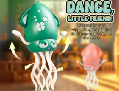 Calamar Dansator Electric cu Lumină și Muzică (culoare aleatorie) | image