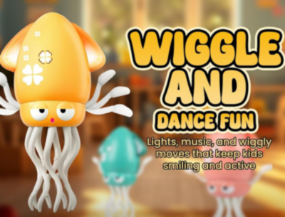 Calamar Dansator Electric cu Lumină și Muzică (culoare aleatorie) | image