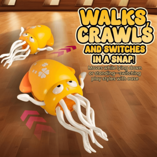 Calamar Dansator Electric cu Lumină și Muzică (culoare aleatorie)