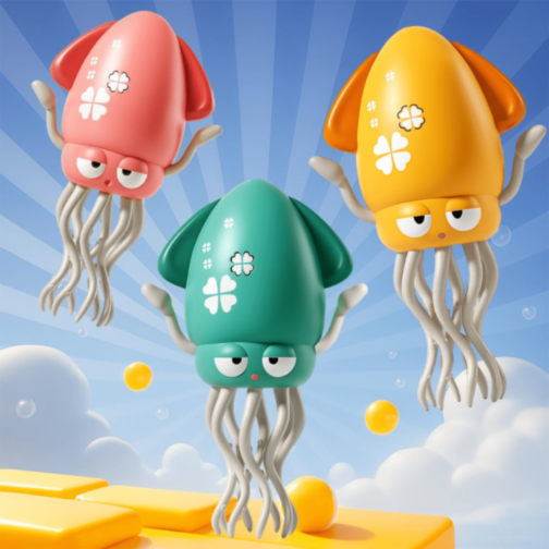 Calamar Dansator Electric cu Lumină și Muzică (culoare aleatorie)