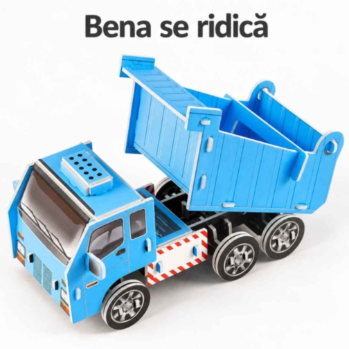 Puzzle 3D camion basculant din spumă EPS pentru copii