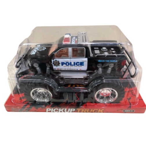 Pickup de Poliție Off-Road cu Roți Mari (culoare aleatorie) 