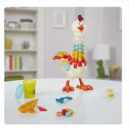 Set Găină cu Plastilină - Joc Creativ cu Sunete