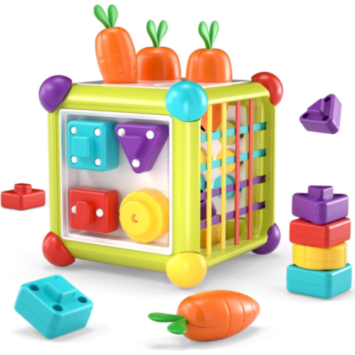 Cub Activități 6 în 1 pentru Bebeluși – Joc Interactiv și Educativ