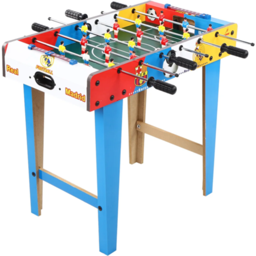 Masa de Fotbal de Jucărie pentru Copii cu Scoruri și Mânere Rotative – 69x37x62 cm