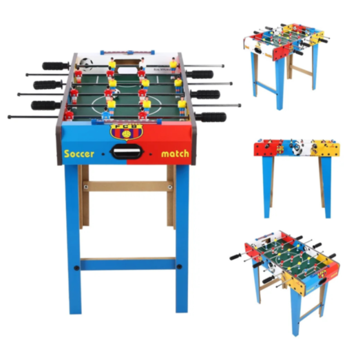 Masa de Fotbal de Jucărie pentru Copii cu Scoruri și Mânere Rotative – 69x37x62 cm