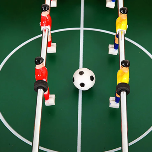 Masa de Fotbal de Jucărie pentru Copii cu Scoruri și Mânere Rotative – 69x37x62 cm