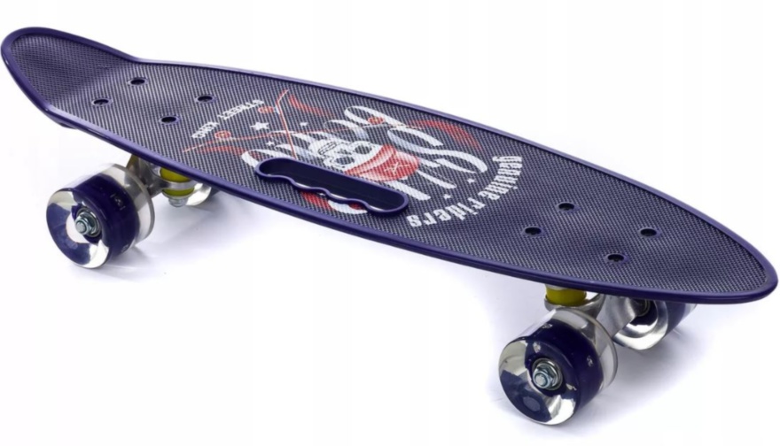 Penny Board cu Roți Luminoase max 90kg, 60cm