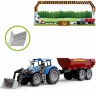 Tractor cu Lopată și Remorcă Rabatabilă, 52cm