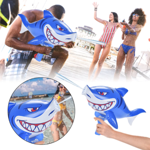 Pistol Apă Rechin Gigant - Distracție Acvatică pentru Copii și Adulți