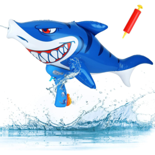 Pistol Apă Rechin Gigant - Distracție Acvatică pentru Copii și Adulți