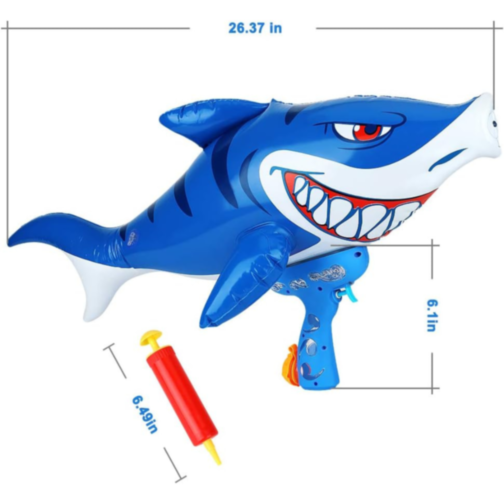 Pistol Apă Rechin Gigant - Distracție Acvatică pentru Copii și Adulți