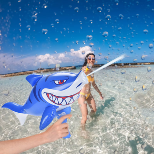 Pistol Apă Rechin Gigant - Distracție Acvatică pentru Copii și Adulți