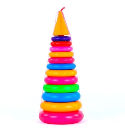Piramida Multicoloră Mare, 56cm 