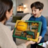 Set Unelte Construcție cu Cască și Bormașină Electrică