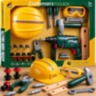 Set Unelte Construcție cu Cască și Bormașină Electrică