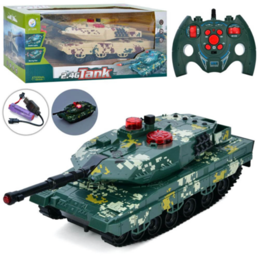 Tanc Militar cu Telecomandă, Efecte de Lumină și Sunet