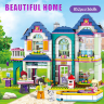 Set de Construcție Casă Elegantă - 852 Piese cu Mini-Figurine