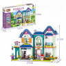Set de Construcție Casă Elegantă - 852 Piese cu Mini-Figurine
