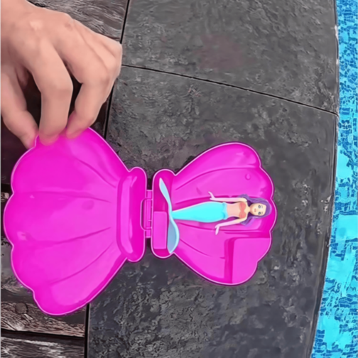 Sirena Magică În Scoică Jucărie de Apă (culoare aleatorie)