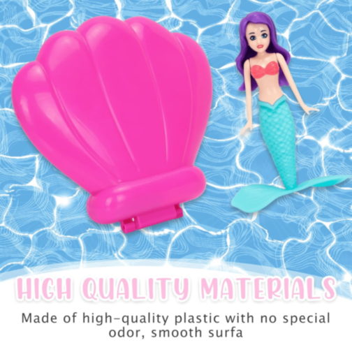 Sirena Magică În Scoică Jucărie de Apă (culoare aleatorie)