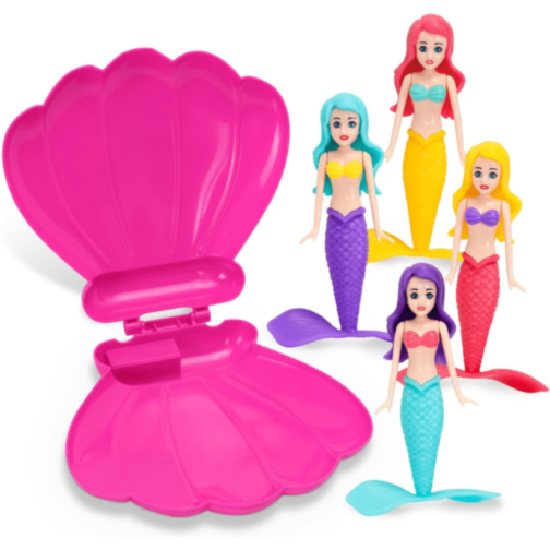 Sirena Magică În Scoică Jucărie de Apă (culoare aleatorie)