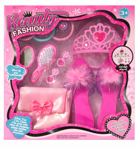 Set Fashion cu Pantofi, Gentuță, Oglindă și Accesorii