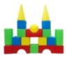 Set de Construcție cu Forme Geometrice Colorate 
