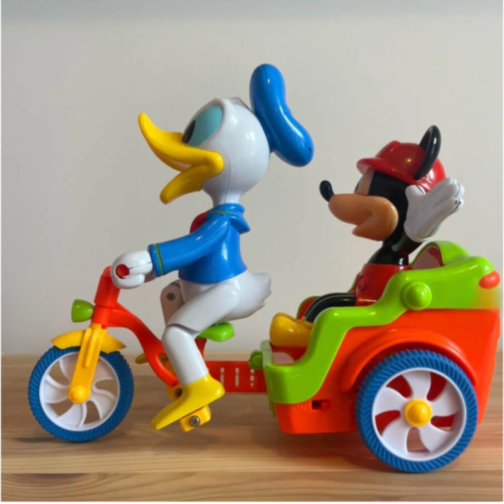 Tricicletă Electrică cu Donald și Mickey