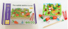 Pescuit Magnetic cu Morcovi și Albinuțe, joc Montessori