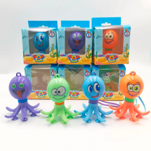 1buc. Caracatiță Extensibilă Amuzantă, cu Cap Detașabil