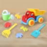 Set Jucării de Plajă cu Camion și Accesorii (culoare aleatorie)