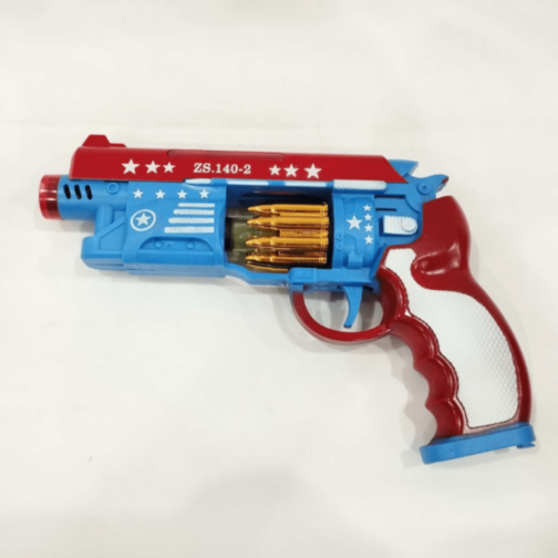 Pistol Jucărie cu Lumină și Sunet