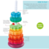 Turn Curcubeu Montessori cu Inele Rotative