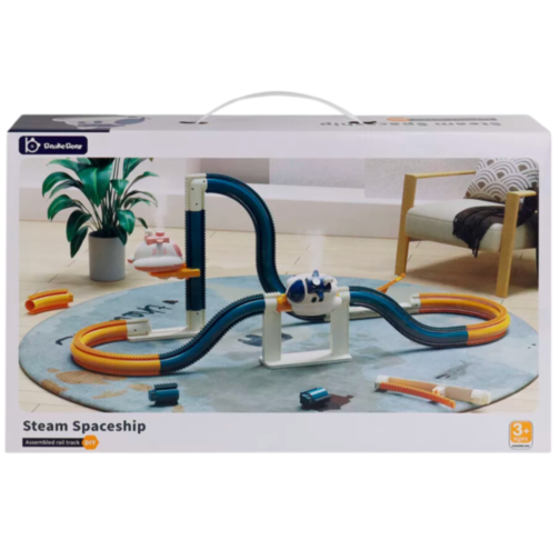 Set Traseu cu Navetă Spațială - Asamblare DIY pentru Copii