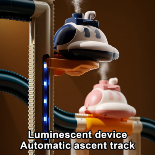 Set Traseu cu Navetă Spațială - Asamblare DIY pentru Copii