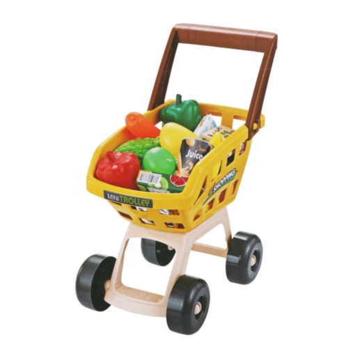 Mini Supermarket pentru Copii cu Cărucior și Casă