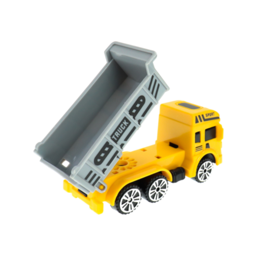 Set 4 Mașini de Construcții – Camioane și Utilaje pentru Copii