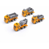 Set 4 Mașini de Construcții – Camioane și Utilaje pentru Copii