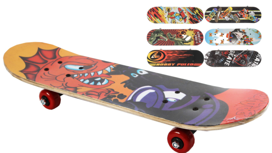 Placă Skateboard din Lemn, 60cm