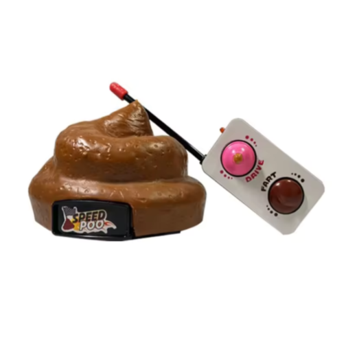 Jucărie Amuzantă "Speed Poo" cu Telecomandă – Distracție pentru Toți