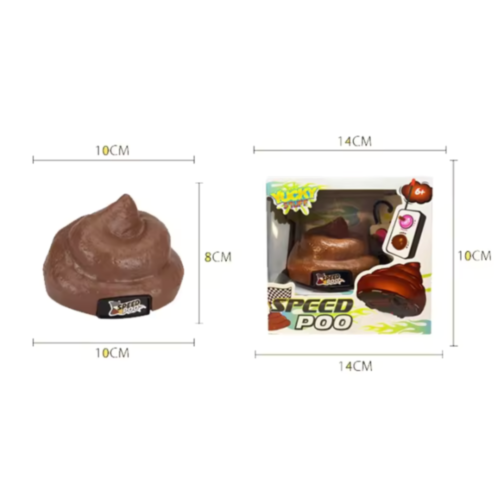 Jucărie Amuzantă "Speed Poo" cu Telecomandă – Distracție pentru Toți